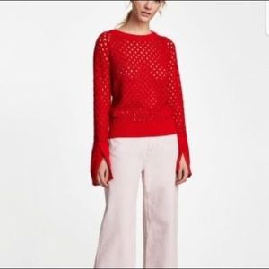 Zara The Knit Wear Collection Red